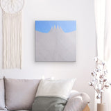 Leinwand - Stärke 2cm | Berlin Tempodrom Architektur Wandbild - ruhig und klar