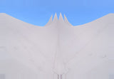 Leinwand (gerahmt) | Berlin Tempodrom Architektur Wandbild - ruhig und klar