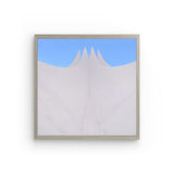 Photoboard (gerahmt) | Berlin Tempodrom Architektur Wandbild - ruhig und klar
