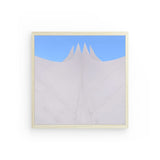 Photoboard (gerahmt) | Berlin Tempodrom Architektur Wandbild - ruhig und klar