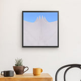 Photoboard (gerahmt) | Berlin Tempodrom Architektur Wandbild - ruhig und klar