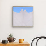 Photoboard (gerahmt) | Berlin Tempodrom Architektur Wandbild - ruhig und klar