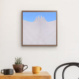 Photoboard (gerahmt) | Berlin Tempodrom Architektur Wandbild - ruhig und klar