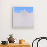 Photoboard (gerahmt) | Berlin Tempodrom Architektur Wandbild - ruhig und klar