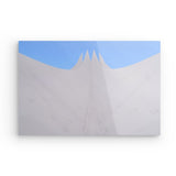 Acrylglas auf Alu-Dibond | Berlin Tempodrom Architektur Wandbild - ruhig und klar