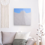 Acrylglas auf Alu-Dibond | Berlin Tempodrom Architektur Wandbild - ruhig und klar