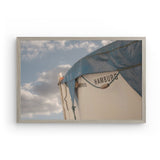 Photoboard (gerahmt) | Hamburg Rettungsboot Detail Wandbild - ruhig und zeitlos