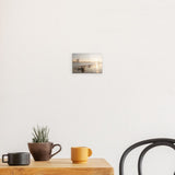 Acrylglas | Hamburg Elbufer Panorama Wandbild - ruhig und zeitlos