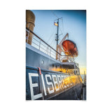 Poster ab 15 EUR | Hamburg Eisbrecher Hafen Wandbild - ruhig und zeitlos