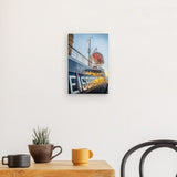 Leinwand - Stärke 2cm | Hamburg Eisbrecher Hafen Wandbild - ruhig und zeitlos