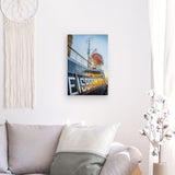 Leinwand - Stärke 2cm | Hamburg Eisbrecher Hafen Wandbild - ruhig und zeitlos