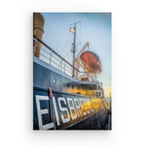 Leinwand - Stärke 2cm | Hamburg Eisbrecher Hafen Wandbild - ruhig und zeitlos