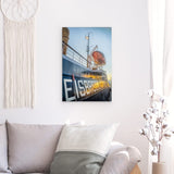 Photoboard / Hartschaum | Hamburg Eisbrecher Hafen Wandbild - ruhig und zeitlos