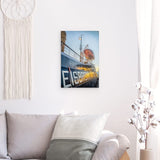 Photoboard / Hartschaum | Hamburg Eisbrecher Hafen Wandbild - ruhig und zeitlos