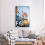 Acrylglas auf Alu-Dibond | Hamburg Eisbrecher Hafen Wandbild - ruhig und zeitlos