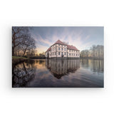 Leinwand - Stärke 2cm | Schloss Strünkede Herne Wandbild - ruhig und zeitlos