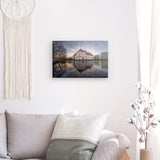Leinwand - Stärke 2cm | Schloss Strünkede Herne Wandbild - ruhig und zeitlos