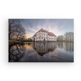 Leinwand - Stärke 2cm | Schloss Strünkede Herne Wandbild - ruhig und zeitlos
