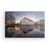 Leinwand - Stärke 2cm | Schloss Strünkede Herne Wandbild - ruhig und zeitlos