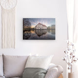 Leinwand - Stärke 2cm | Schloss Strünkede Herne Wandbild - ruhig und zeitlos