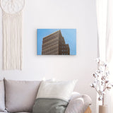 Leinwand - Stärke 2cm | Berlin Hochhaus Architektur Wandbild - ruhig und klar