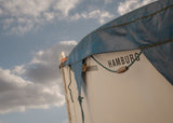 Poster ab 15 EUR | Hamburg Rettungsboot Detail Wandbild - ruhig und zeitlos