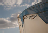 Leinwand (gerahmt) | Hamburg Rettungsboot Detail Wandbild - ruhig und zeitlos